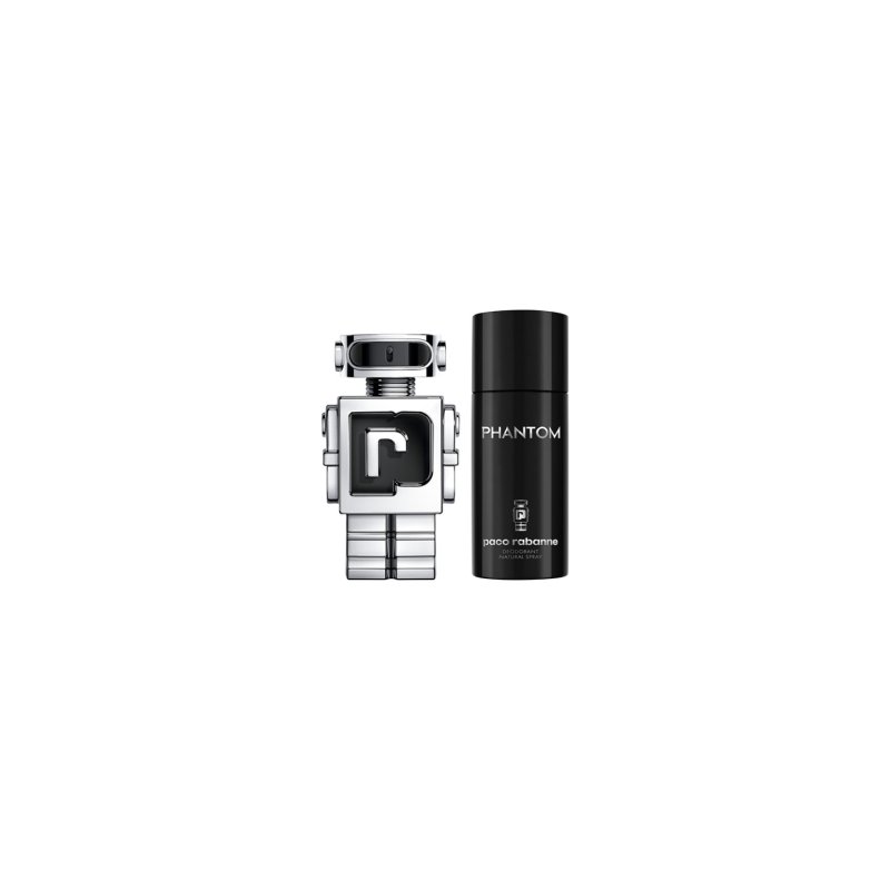 Paco Rabanne Phantom Set 100ml Eau de Toilette Spray 150ml Deodorant Spray