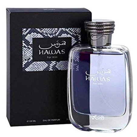 RASASI Hawas for Him Eau De Parfum 100ml - Cinnamon, Orange, Amber, Woody, Italian Citrus, Fruity, Sandal, Cedar, Musk,