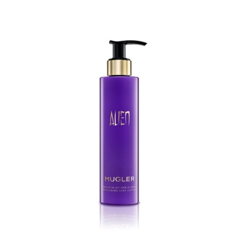MUGLER Alien Perfuming Body Lotion Women's Perfume Amber Woody and Floral Exceptional Scent 200ml