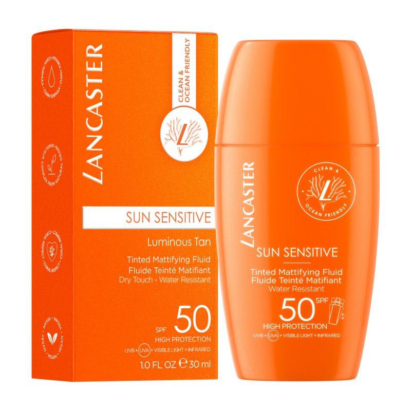 Lancaster Sun Sensitive Sunscreen fluid Face 50 Adults