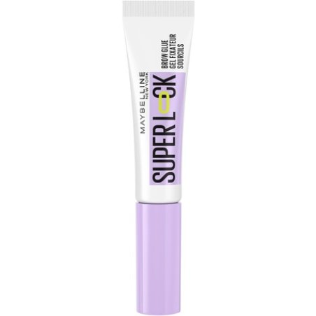 Maybelline New York Superlock Brow Glue Transparent Brow Fixing Gel with Sculpting Brush Extreme 24H Hold No Shedding