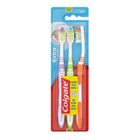 Colgate Extra Clean Toothbrush Medium - Pack of 2 1