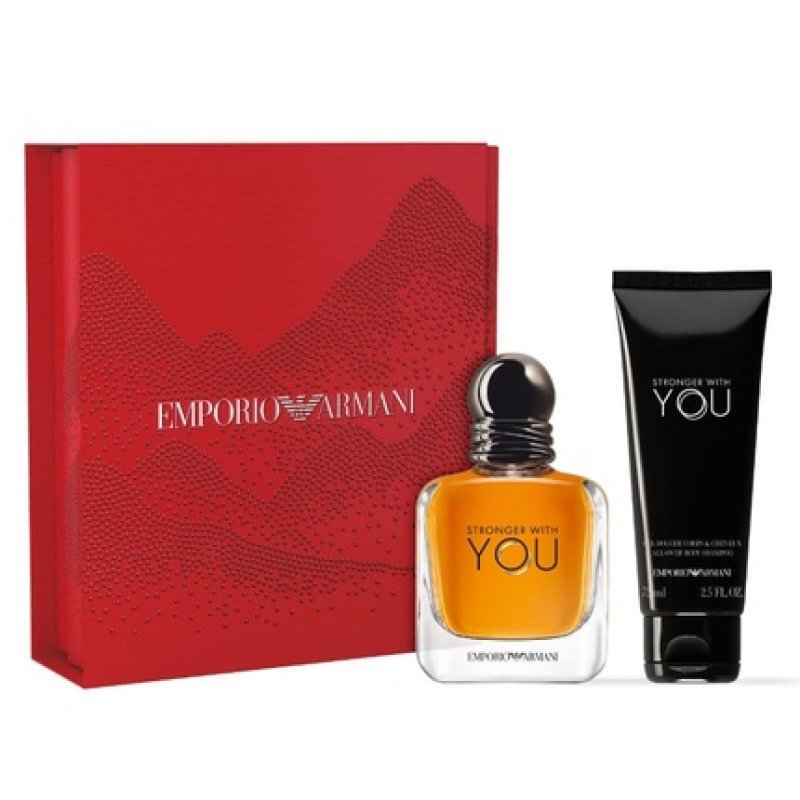 Emporio Armani Stronger With You Eau De Toilette Gift Set - 50ml