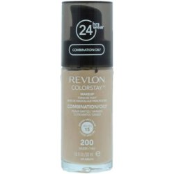 Revlon Colorstay Liquid Foundation Makeup for Combination/Oily Skin SPF 15 Medium to Full Coverage Nude 200ml