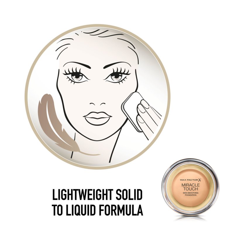 Max Factor X Miracle Touch Cream-to-Liquid Foundation SPF 30 11.5g