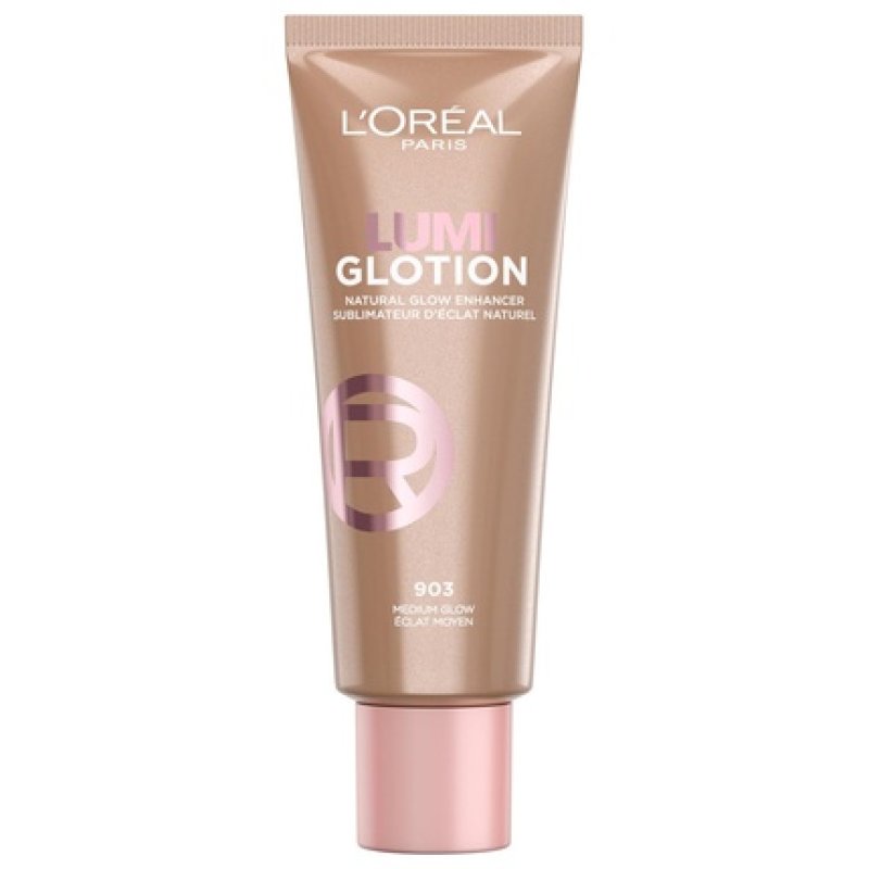 L'Oréal Paris Liquid Highlighter for Face and Body with Glycerin and Shea Butter Perfect Match Lumi Glotion Natural