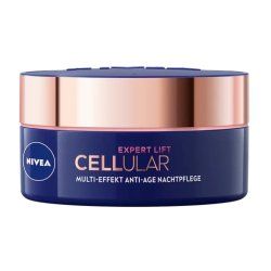 Nivea Cellular Expert Lift Multi-Effect Anti-Age Night Care Moisturizing Night Cream with Hyaluronic Acid - 1.7oz