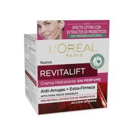 REVITALIFT SIN PERFUME piel sensible antiarrugas SPF15 50 ml