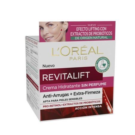 REVITALIFT SIN PERFUME piel sensible antiarrugas SPF15 50 ml