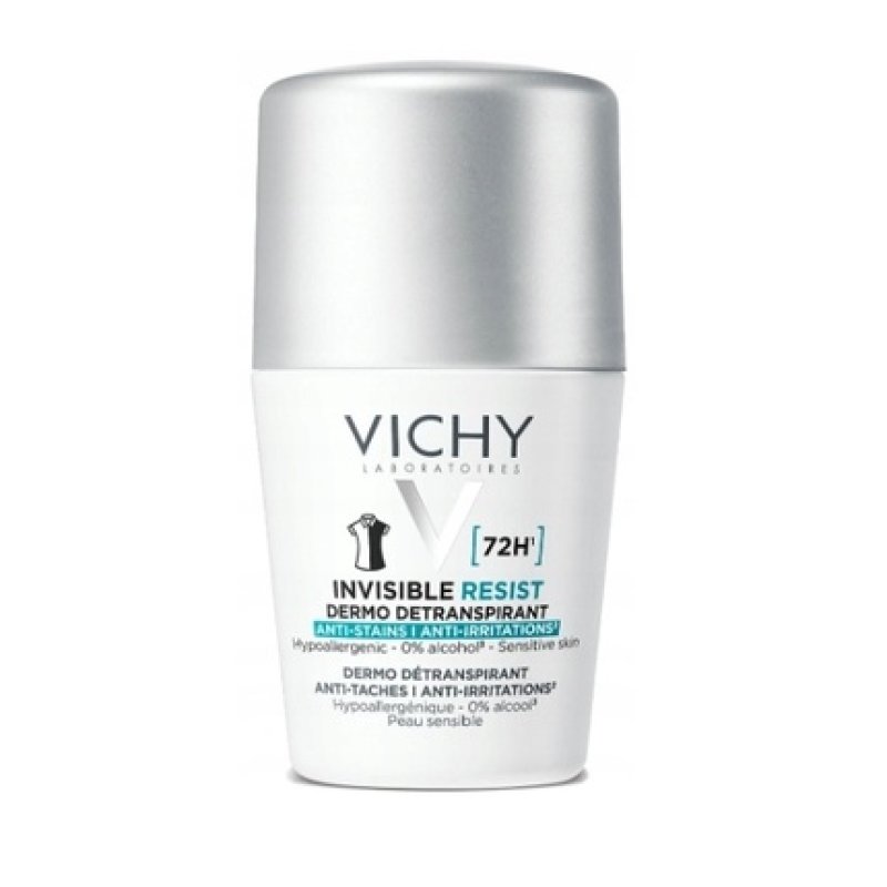 Vichy Deo Invisible Resist Antiperspirant Roll-On 50 Ml
