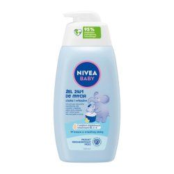 NIVEA BABY 2in1 Body and Hair Wash Gel 500ml with Pump