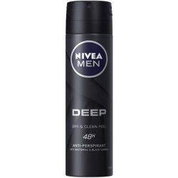 Nivea Men Deep Deodorant Dry & Clean Feel 48h 150ml