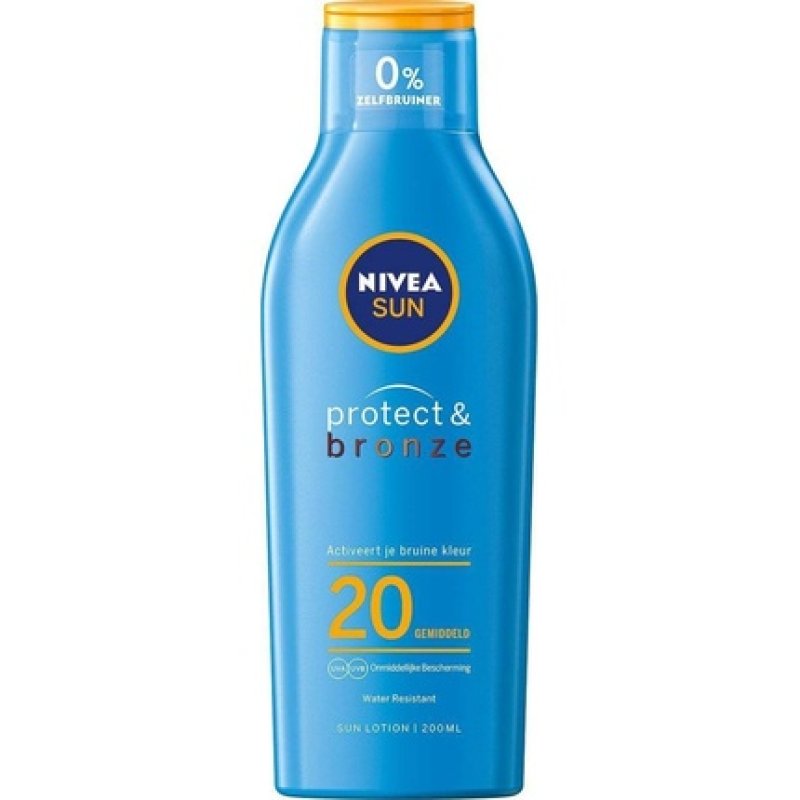 Nivea Sun Protect & Bronze Sun Milk Spf 20 - 200ml