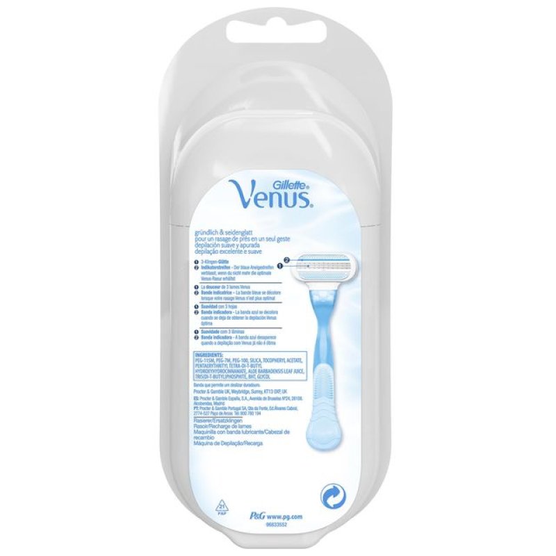 Gillette Venus Women's Razor with Blade Refill