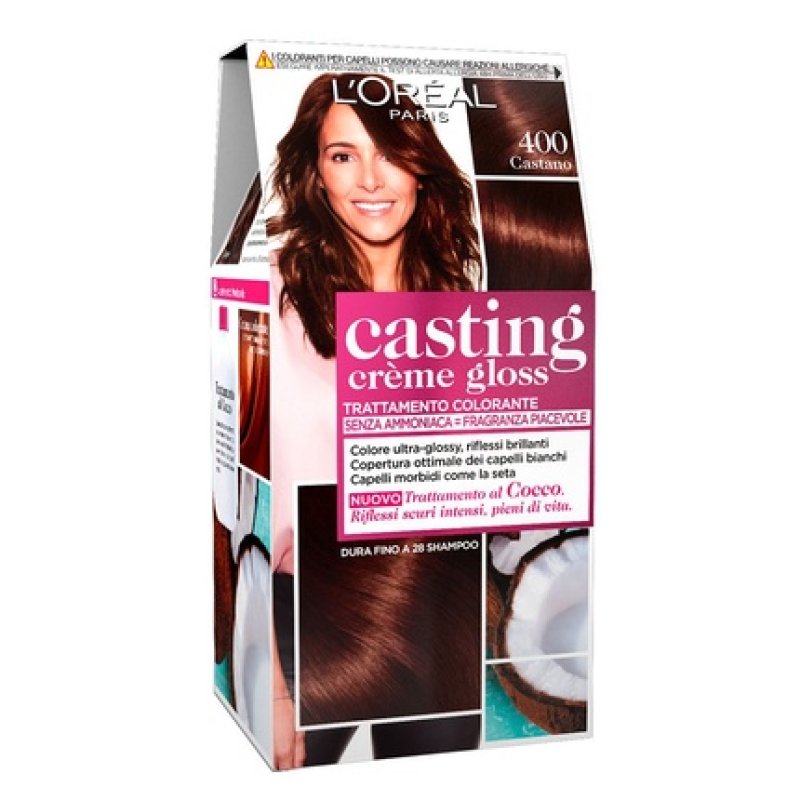 L'OREAL Casting 400 Brown Cream No Ammonia - Estrosa Brown Hair Dye