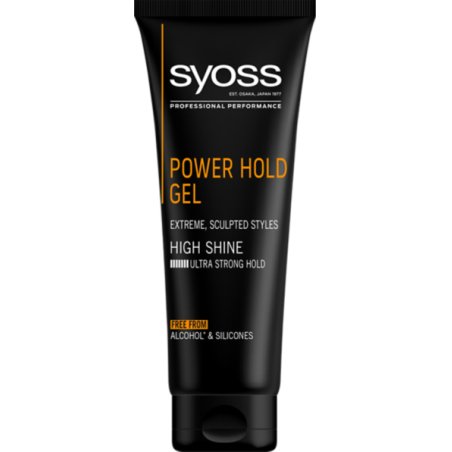 SYOSS POWER HOLD Gel pour les cheveux Hommes 250 ml