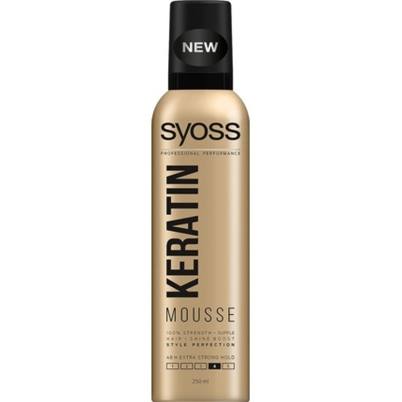 DS Syoss Style Perfection Mousse 250ml Keratin