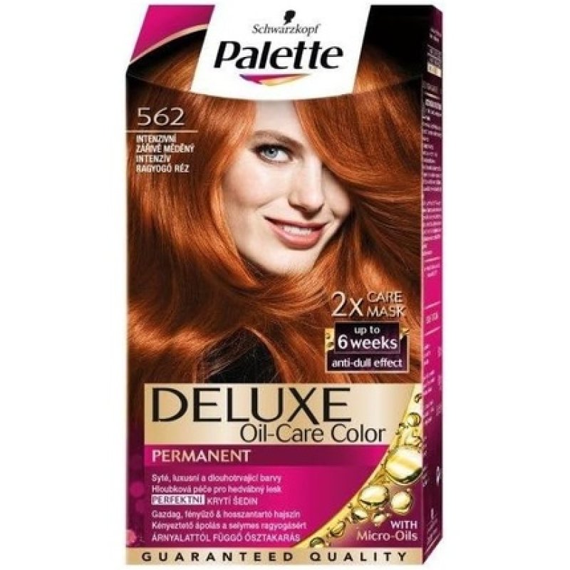 Palette Deluxe 562 Intensive Shiny Copper Permanent Hair Color 115ml