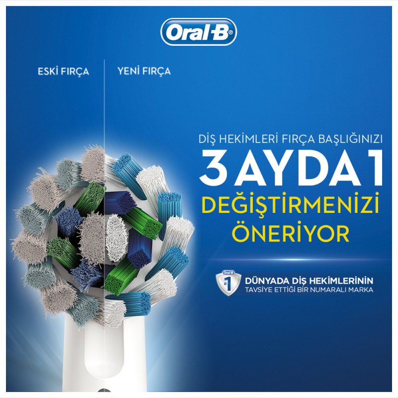 Oral-B Cross Action Black Replacement Toothbrush Heads