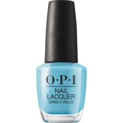 OPI Nail Lacquer Can't Find My Czechbook Blue Nail Polish 0.5 fl oz