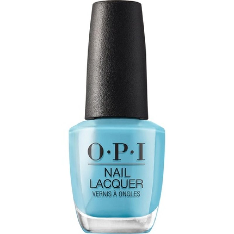 OPI Nail Lacquer Can't Find My Czechbook Blue Nail Polish 0.5 fl oz
