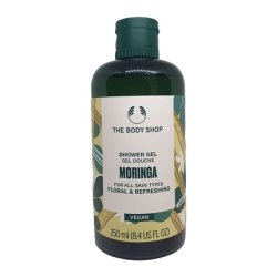 The Body Shop Moringa Shower Gel for All Skin Types Refreshing Floral Scent Dermatologically Tested Vegan Bath