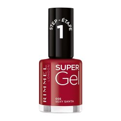 Rimmel London Super Gel Nail Polish At-Home Gel Manicure Sexy Santa Red Shades 12ml