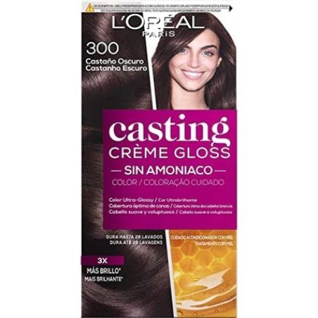 L'óreal Casting Creme Gloss 300 Dark Brown Hair Color 600g