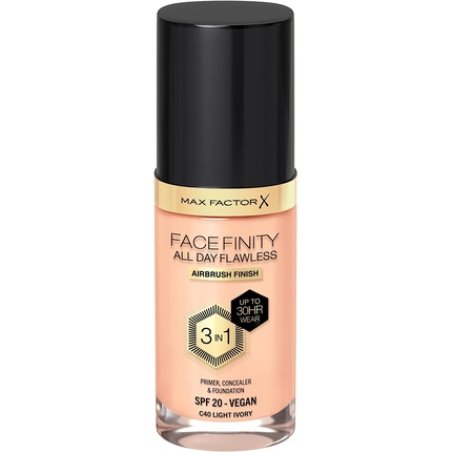 Max Factor Facefinity All Day Flawless Light Ivory Foundation SPF20 30ml