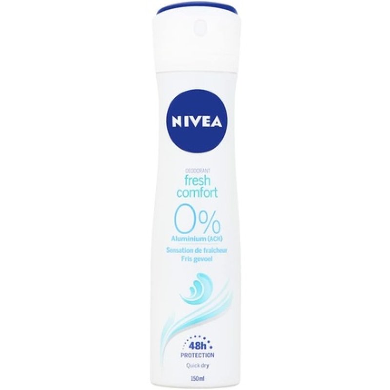 Deodorant fresh comfort 0% Aluminium Nivea 150ml