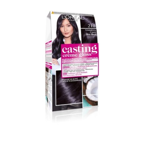 L'Oréal Paris Casting Crème Gloss 210 Hair Color - Garnet Red 210 Navy Black 115ml