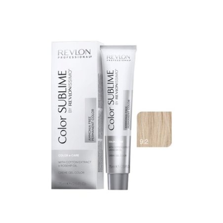 Revlon Professional Color Sublime By Revlonissimo Color&Care Ammonia Free Permanent Color 9.2 Very Light Blonde