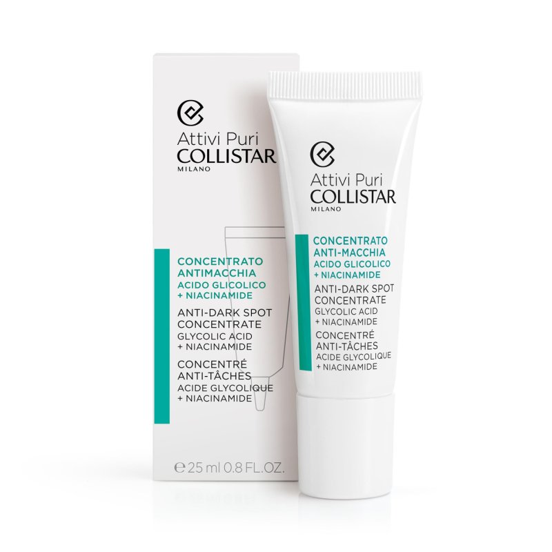 Collistar Attivi Puri Anti-Stain Concentrate with Glycolic Acid and Niacinamide 25ml