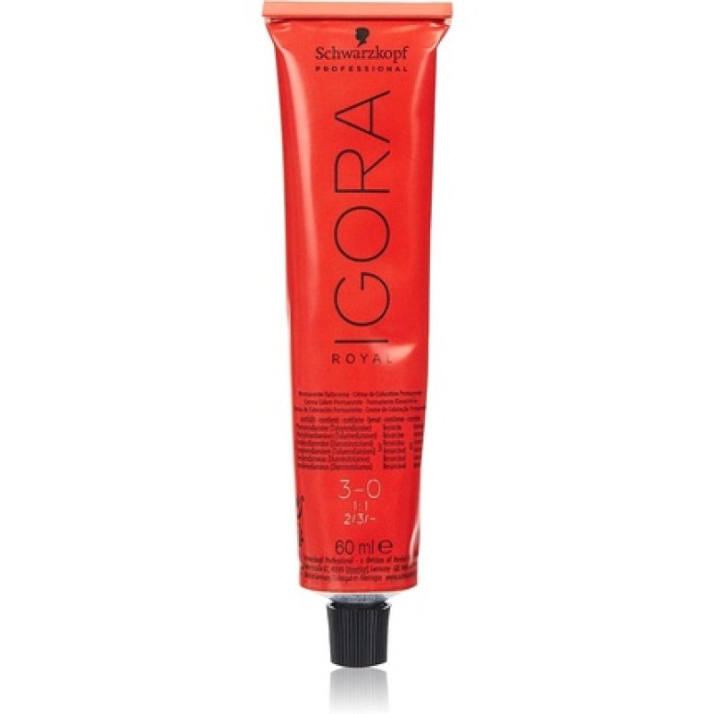 Schwarzkopf Igora Royal Premium Hair Color 3-0 Dark Brown 60ml