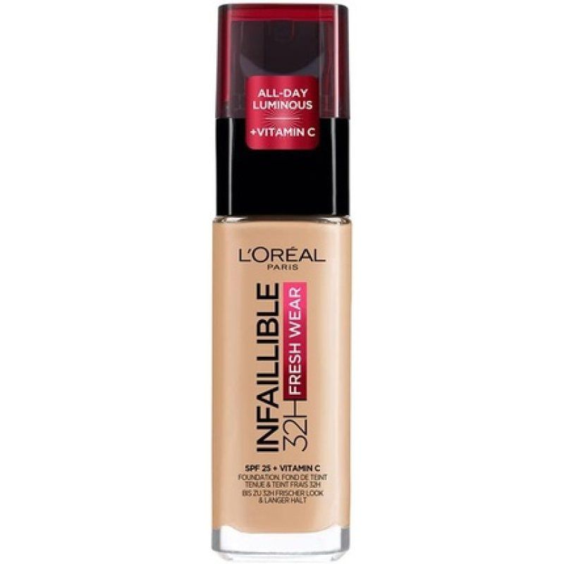 L'Oréal Paris Infallible 32H Fresh Wear Foundation Full Coverage Longwear Weightless Smooth Finish Water-proof