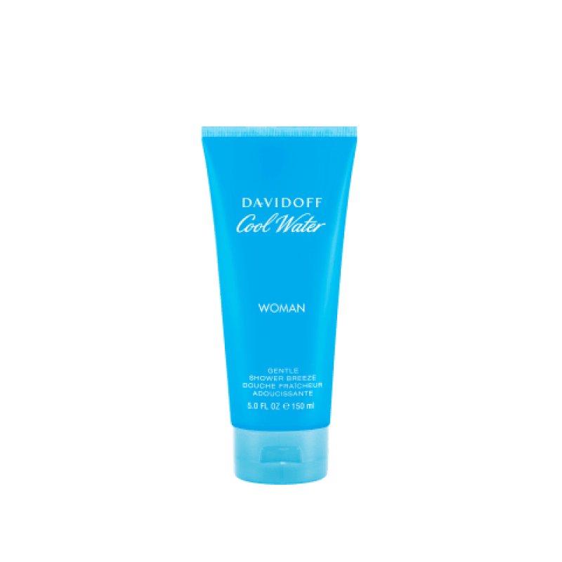 Davidoff Cool Water Woman 150 ml Gel douche Femmes Corps Fraicheur, Ananas, Melon d'eau