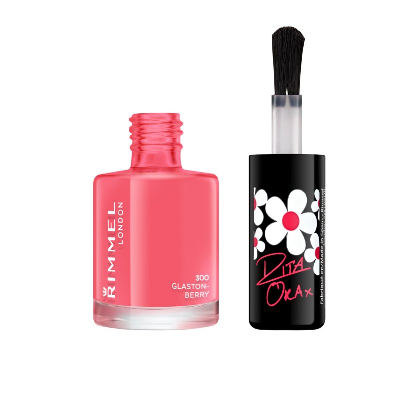 Rimmel London 60 Seconds Super Shine by Rita Ora Nail Polish 300 Glaston-Berry 8ml