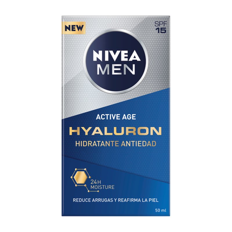 NIVEA Men Active Age Hyaluron face moisturizer 50 ml Cream