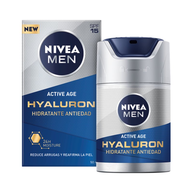 NIVEA Men Active Age Hyaluron face moisturizer 50 ml Cream