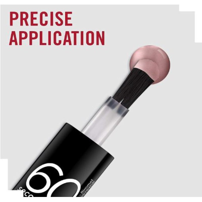 Rimmel 60 Seconds Super Shine Nail Polish 8ml Ethereal Nude