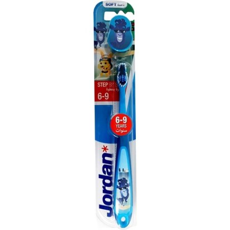 JORDAN Kids Toothbrush Step 3 6-8 Years 1 Piece, Assorted