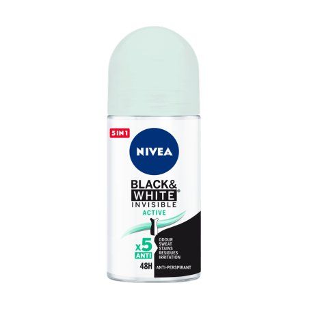 NIVEA Black & White Invisible Active Women Roll deodorant 50 ml 1 pc(s)
