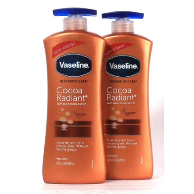 Vaseline Intensive Care Cocoa Butter Radiant Body Lotion 20.3 Ounces