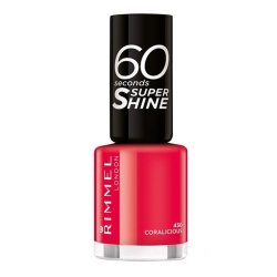 Rimmel London 60 Seconds Super Shine Nail Polish 430 Coralicious 8ml