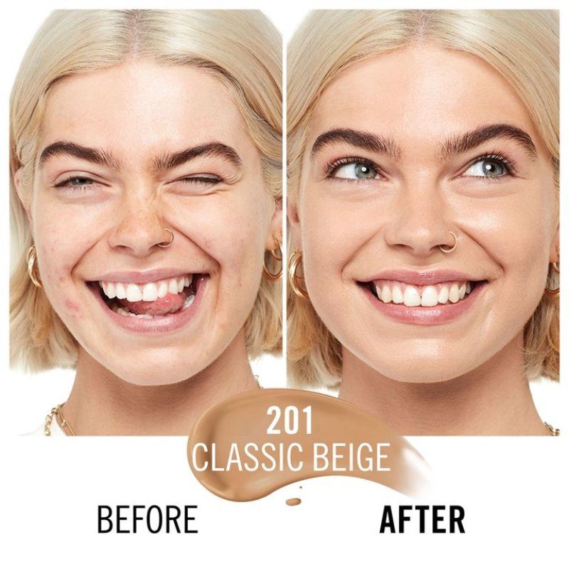 Rimmel K&F Skin Tint 201 Classic Beige 30ml