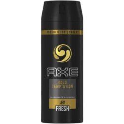 STOCK_8ERSM84D_105 - AXE Gold Temptation Deodorant 150ml Spray