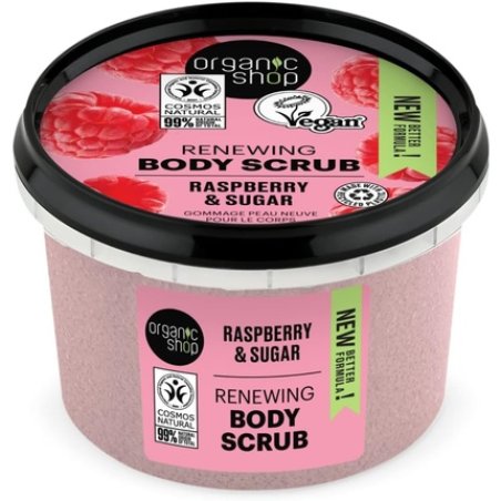 Organic Shop Raspberry Cream Body Scrub 250ml