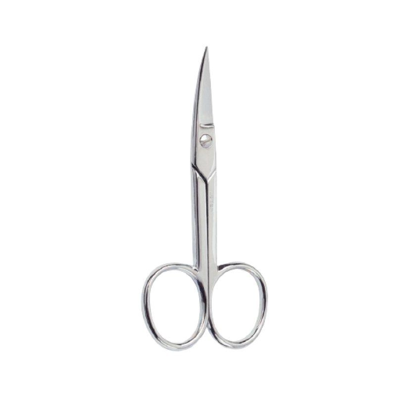 Beter Chrome plated curved manicure scissors