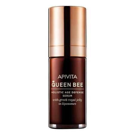APIVITA Queen Bee Holistic Age Defense Serum 1.01 fl.oz. Anti-aging Firming Restoring Serum with Royal Jelly Hyaluronic