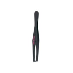 Beter Black coated steel, straight tip tweezers